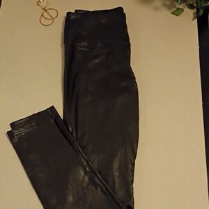 Bagatelle Black Faux Leather Pants